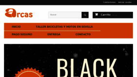 What Arcas.es website looked like in 2017 (6 years ago)