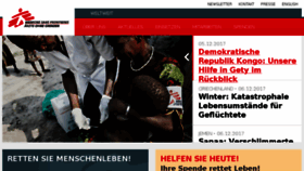 What Aerzte-ohne-grenzen.at website looked like in 2017 (6 years ago)