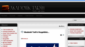 What Akademiktarih.com website looked like in 2017 (6 years ago)