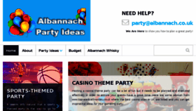 What Albannach.co.uk website looked like in 2017 (6 years ago)