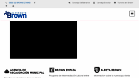 What Almirantebrown.gov.ar website looked like in 2017 (6 years ago)