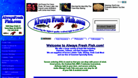 What Alwaysfreshfish.com website looked like in 2017 (6 years ago)