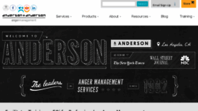 What Andersonservices.com website looked like in 2017 (6 years ago)