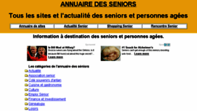 What Annuaire-des-seniors.com website looked like in 2017 (6 years ago)