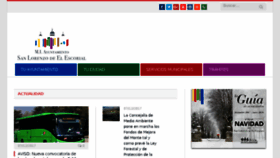 What Aytosanlorenzo.es website looked like in 2017 (6 years ago)