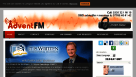What Adventfm.org website looked like in 2017 (6 years ago)