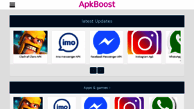 What Apkboost.com website looked like in 2017 (6 years ago)