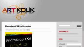 What Artkolik.net website looked like in 2011 (13 years ago)