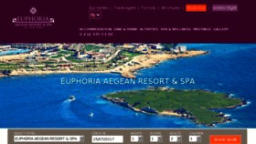 What Aegean.euphoriahotels.com website looked like in 2017 (6 years ago)