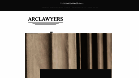 What Arclawyers.es website looked like in 2017 (6 years ago)