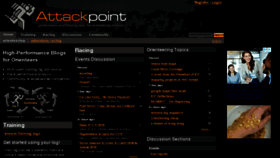 What Attackpoint.org website looked like in 2017 (6 years ago)