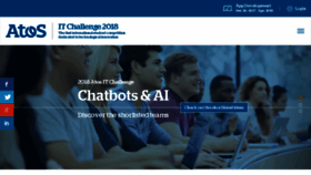What Atositchallenge.net website looked like in 2017 (6 years ago)