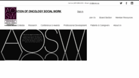 What Aosw.org website looked like in 2017 (6 years ago)