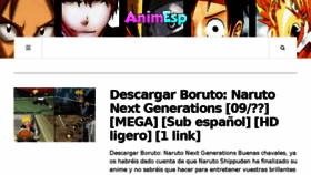 What Animesp.net website looked like in 2017 (6 years ago)