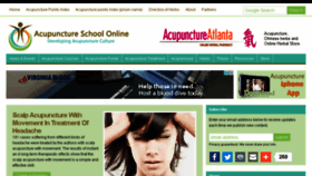 What Acupunctureschoolonline.com website looked like in 2017 (6 years ago)