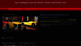 What Autophocus.com website looked like in 2017 (6 years ago)