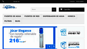 What Aguafria.es website looked like in 2017 (6 years ago)
