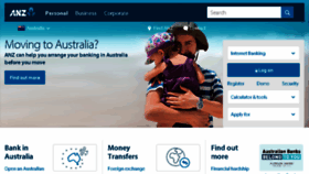 What Anz.la website looked like in 2017 (6 years ago)