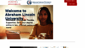 What Alu.edu website looked like in 2017 (6 years ago)
