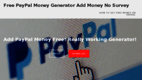 What Addpaypalmoney.com website looked like in 2017 (6 years ago)