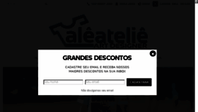 What Aleatelie.com website looked like in 2017 (6 years ago)
