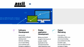 What Asciiservices.com website looked like in 2018 (6 years ago)