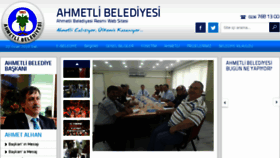 What Ahmetli.bel.tr website looked like in 2018 (6 years ago)