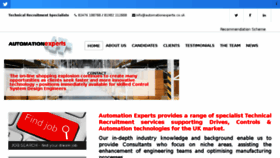 What Automationexperts.co.uk website looked like in 2018 (7 years ago)