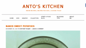 What Antoskitchen.com website looked like in 2018 (6 years ago)
