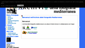 What Archiviofotografiamediterranea.it website looked like in 2018 (6 years ago)