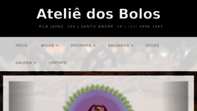 What Ateliedosbolos.com.br website looked like in 2018 (6 years ago)