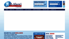 What Alawidental.com website looked like in 2018 (6 years ago)