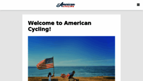 What Americancycling.org website looked like in 2018 (6 years ago)