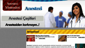 What Anestezi.gen.tr website looked like in 2018 (6 years ago)