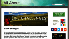 What Allaboutlifechallenges.org website looked like in 2018 (6 years ago)