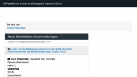 What Ausschreibungen-deutschland.de website looked like in 2018 (6 years ago)