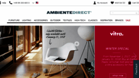 What Ambientedirect.de website looked like in 2018 (6 years ago)