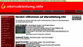 What Altersabteilung.info website looked like in 2018 (6 years ago)