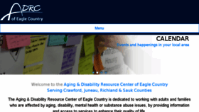What Adrceagle.org website looked like in 2018 (6 years ago)