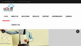 What A2zit.net website looked like in 2018 (8 years ago)