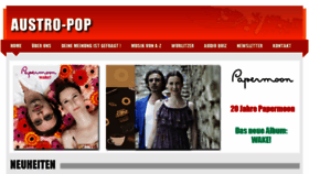 What Austro-pop.at website looked like in 2018 (6 years ago)