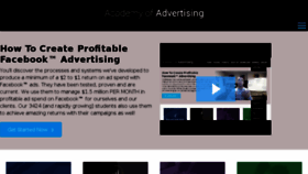 What Academyofadvertising.com website looked like in 2018 (6 years ago)