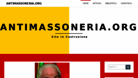 What Antimassoneria.org website looked like in 2018 (6 years ago)