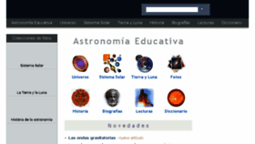 What Astromia.com website looked like in 2018 (6 years ago)