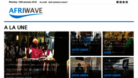 What Afriwave.com website looked like in 2018 (6 years ago)