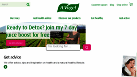 What Avogel.co.uk website looked like in 2018 (6 years ago)
