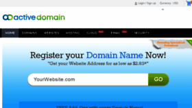 What Active-domain.com website looked like in 2018 (6 years ago)