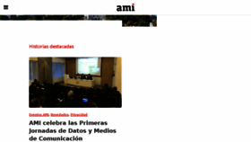 What Ami.info website looked like in 2018 (6 years ago)