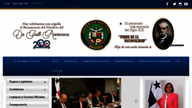 What Asamblea.gob.pa website looked like in 2018 (6 years ago)