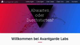 What Avantgarde-labs.de website looked like in 2018 (6 years ago)